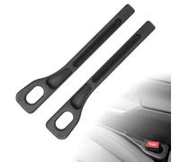 mizikuu 2 Pack Car Seat Gap Filler, Vehicle Mounted Gap Leak Proof Filling Strip Car Seat Accessories Universal Car Seat Gap Filler Gap for Car SUV Truck Seat, Black