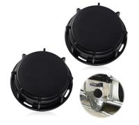 mizikuu 2 Pack IBC Tote Lid Cover, 1000L IBC Water Tank Lid Cover Dust-Proof Container Cap IBC Tank Accessories S60 Rough Thread End Cap IBC Tank Lid for with Various Water Tank Rain Barrel