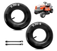 mizikuu 2 Pack Wheelbarrow Inner Tube 13 x 5.00-6, Heavy Duty Inner Tube with Valve Stem Replacement Inner Tub Lawn Mower Inner Tube for Go Kart, Lawn Tractor, Hand Cart, Wheelbarrow