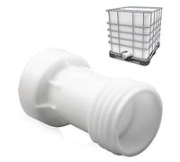 mizikuu IBC Tank Extension Hose, IBC Tank Accessories S60 x 6 with PVC Seal IBC Tank Fittings Coarse Thread Extension Spacer IBC Container Accessories for IBC Water Tank Rain Barrel Tap