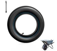 mizikuu Inner Tube Tyre 3.50/3.00-8, Wheelbarrow Inner Tube 260 x 85 mm Wheelbarrow Wheel Replacement Hose with Bent Valve Stem Air Wheel Handcart Inner Tube Air Hose for Sack Truck, Stud Profile