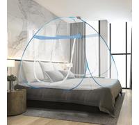 Mizikuu Mosquito Net for Bed, 180 * 200 * 150cm Pop Up Mosquito Double Door Portability Foldable Mosquito Net Tent Bed Net With Net Bottom for Bedroom, Outdoor, Camping