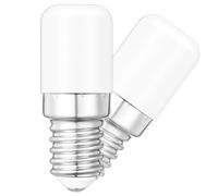 Mizlay E14 LED Fridge Bulb Warm White 3000K 2W Small Edison Screw Light Bulb Equivalent to SES E14 Bulb 15W Incandescent, AC 220-240V, for Cooker Hood Fan Light Salt Lamp 2-Pack