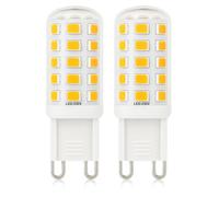 Mizlay G9 LED Bulbs 3W 580lm LED G9 Light Bulbs 40W 60W Halogen Replacement Energy Saving 2 Pin GU9 Capsule Bulbs for Chandelier Ceiling Light 220-240V (Warm White 3000K, Pack of 2)