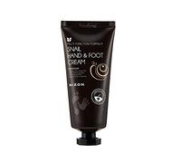[Mizon] Hand & Foot Cream with Snail Mucus Extract (100 ml) Moisturising and Soothing Cream for Dry Skin, Dry Hands, Elbows and Heels, Skin Repair {Snail Hand & Foot Cream}