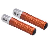 MIZU Race footpegs PILLION FOOTR SILV./ORANGE VAR. MODELS