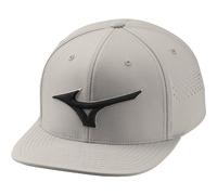 MIZUNO 2026 TOUR FLAT SNAPBACK GOLF CAP - GREY