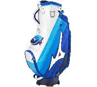 MIZUNO 2026 TOUR STAFF MID GOLF BAG - WHITE / BLUE
