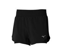 Mizuno 2in1 4.5 Short Running Shorts Women - Black, Size L