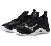 Mizuno 430294.9073.12.0950 Wave Momentum Women's Volleyball Shoe 9 1/2 (0950), Black-Silver, 7 UK