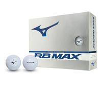MIZUNO 5NJBT733 Golf Balls RB MAX White 1 Dozen 12 Piece Distance Type Compatible with All Head Speeds Super Soft Feel 3-Piece Construction with Axial Flow Dimple