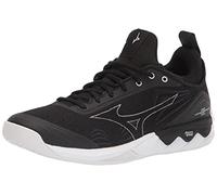 Mizuno 66 Wave Luminous Women's Volleyball Shoe 9 1/2 (0950), Black White, 7 UK