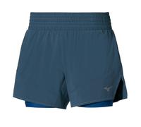 Mizuno Active 2in1 4.5 Inches Short Womens | Larkspur - Blue / M