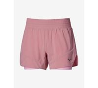 Mizuno Active 2in1 4.5 Shorts Pastel Pink Women - XL