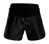 Mizuno Active Graphic Multi Pocket 4in Origami Shorts Black S Woman