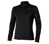 Mizuno Active Warmalite Half Zip Running Shirt Men - Black, Size XL