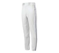 Mizuno Adult Men's Premier Piped Baseball Pant, Grey-Navy, XX-Large