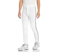 Mizuno Adult Men's Premier Piped Baseball Pant White/Navy