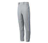 Mizuno Adult Men's Premier Piped Baseball Pant, White-Royal, X-Large