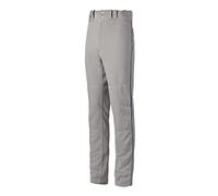 Mizuno Adult Men's Premier Pro Piped G2 Baseball Pant Grey/Navy