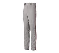 Mizuno Adult Men's Premier Pro Piped G2 Baseball Pant Grey/Red