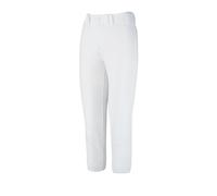 Mizuno Adult Women's Belted Low Rise Fastpitch Softball Pant White