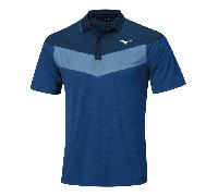 Mizuno Block Interlock Short Sleeve Polo Surf the Web XXL Size: 2XL