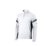 Mizuno Boys Youth Long Sleeve Hitting Jacket, White-Shade, M