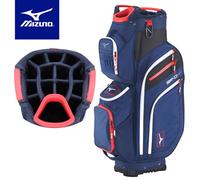 Mizuno BR-D4 Golf Cart Bag - Navy/Red