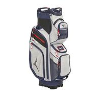 Mizuno BR-D4C Cart Bag, Heathered Grey-Navy