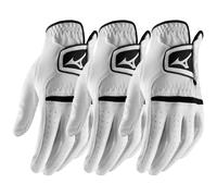MIZUNO COMP ALL WEATHER GOLF GLOVE - WHITE - 3 PACK