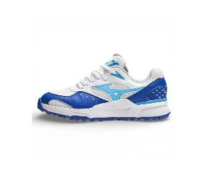 Mizuno CONTENDER GS Golf Shoes - Surf the Web/White - UK11 Size: UK11