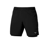 Mizuno Core 2in1 7.5in Running shorts Men - black, Size XXL