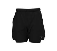Mizuno Core 2in1 7.5inch Running Shorts Men - Black, Size XXL