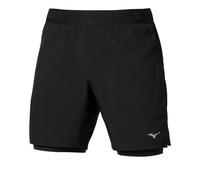 Mizuno Core 5.5 Inches 2in1 Short Mens | Black - Black / M