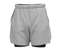 Mizuno Core 7.5 2in1 Short Mens | Vapor Silver - Grey / M