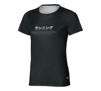 Mizuno Core Graphic Running shirt Women - black, Size XS