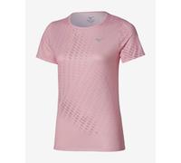 Mizuno Core Graphic Short Sleeve T-Shirt Pastel Pink Women - S