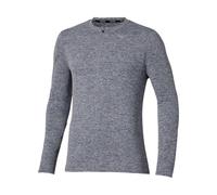 Mizuno Core Impulse Long Sleeve Half Zip Shirt Gray, Size S