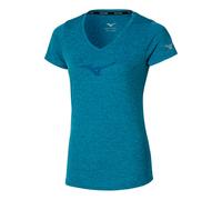 Mizuno Core Runbird Running shirt Women - blue, Size M