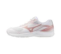 Mizuno Cyclone Speed 5 White/Rose Elegance/Lava Falls (UK Footwear Size System, Adult, Women, Numeric, Medium, 8)
