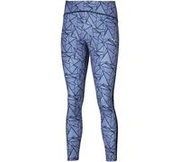 Mizuno Damen Fitness Artikel Damen Leggins 7/8 Printed Tight Vintage Indigo 1861