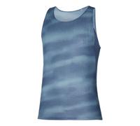 Mizuno DryAeroFlow Graphic Running Shirt Men - Blue, Light Blue, Size L