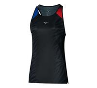 Mizuno DryAeroFlow Graphic Womens Running Vest Black Run Breathable Tank Top