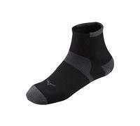 Mizuno Drylite Race Low Stockings, Unisex Adult, unisex_adult, J2GX9A49, Black/Dark Grey, L