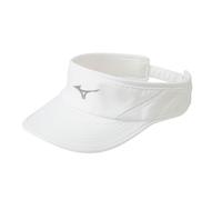 Mizuno DryLite Visor in White - Lightweight Running Cap for Ultimate Sun Protection