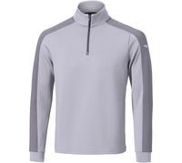 MIZUNO ELEVATED WARM QUARTER ZIP GOLF MIDLAYER - QUICKSILVER