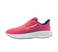 Mizuno Enerzy Rider Junior Running Shoes | UK J2.5 in Camellia Rose/Mizuno Snow White/Violet