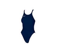Mizuno Exer Women's Thick Strap Swimsuit, Navy, Size 34