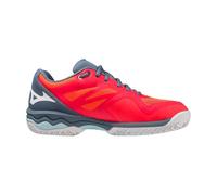 Mizuno Female Wave Exceed Light CC Tennis Shoe, Red